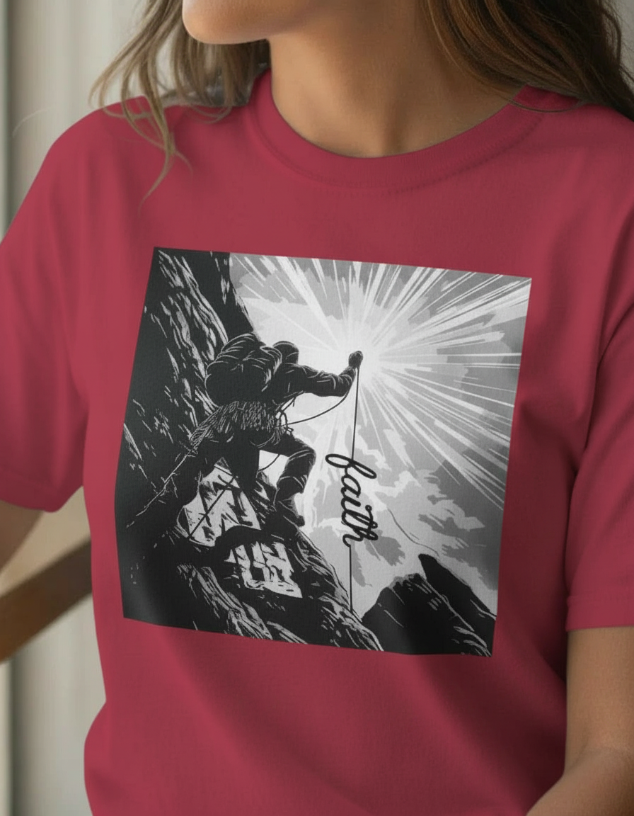 Climb of Faith - Woman's Tee