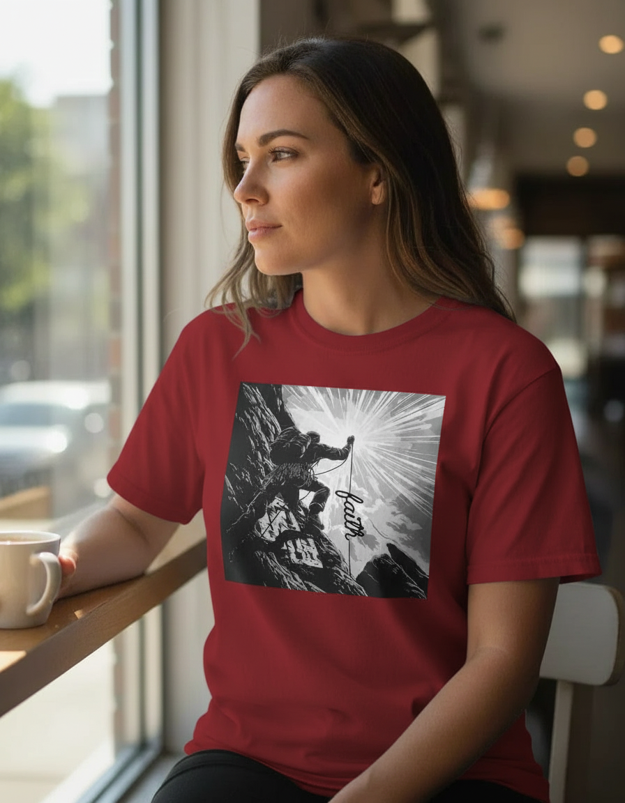 Climb of Faith - Woman's Tee