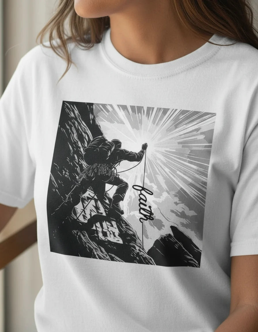 Climb of Faith - Woman's Tee
