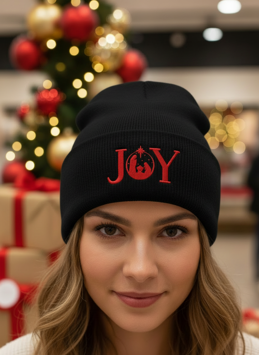 JOY Christmas Beanie - Women's