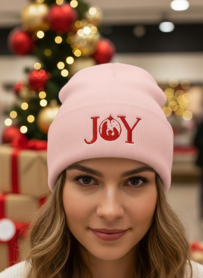 JOY Christmas Beanie - Women's
