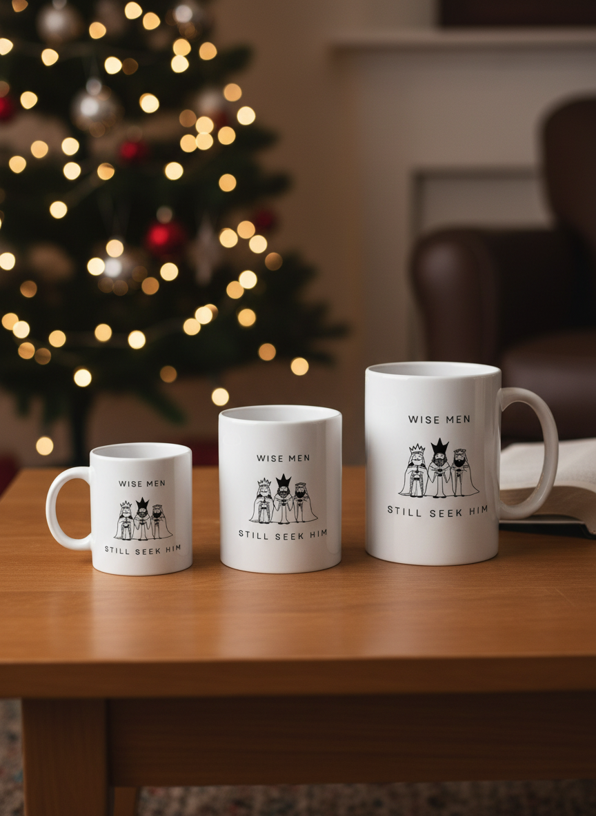 Wise Men Seek Him Christmas Mug