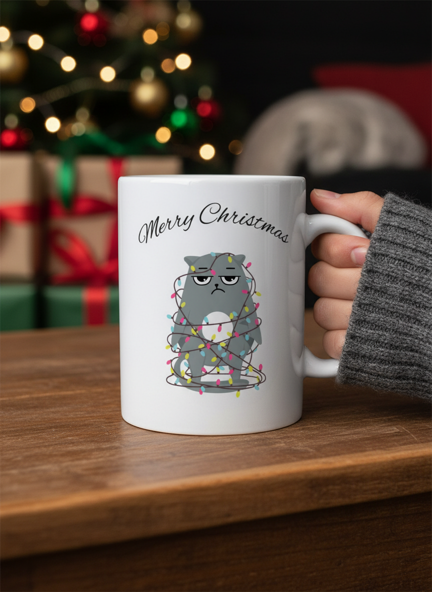 Grumpy Christmas Mug