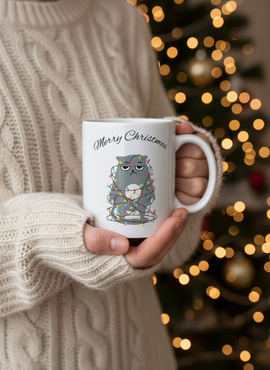 Grumpy Christmas Mug