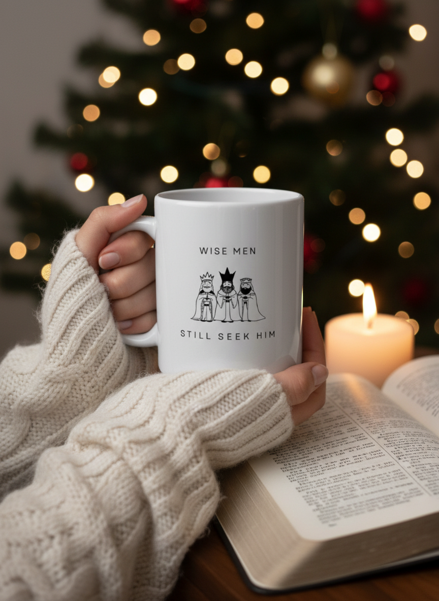 Wise Men Seek Him Christmas Mug