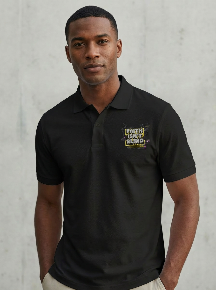 Faith Isn’t Blind Polo – Logic Meets Belief - Men's