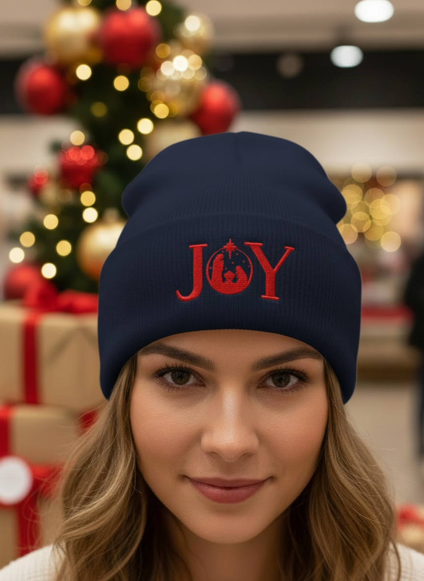 JOY Christmas Beanie - Women's