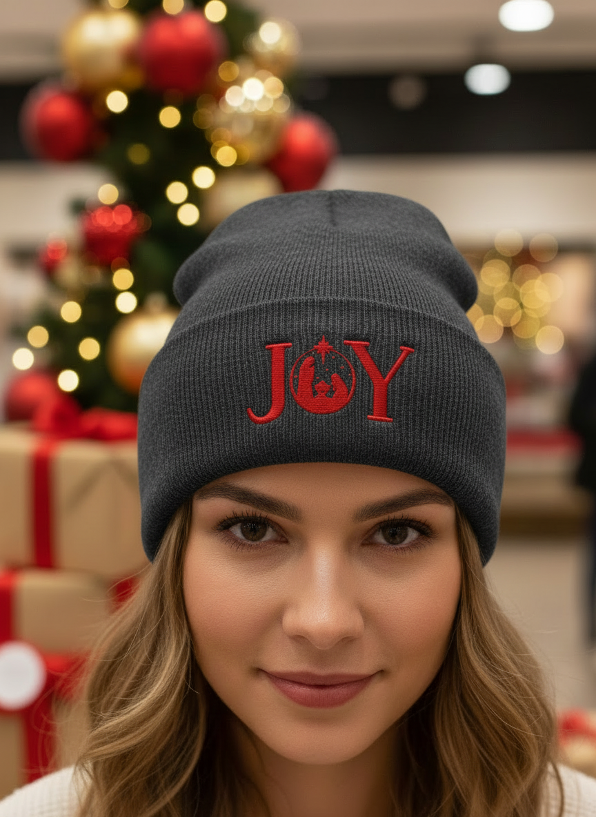 JOY Christmas Beanie - Women's