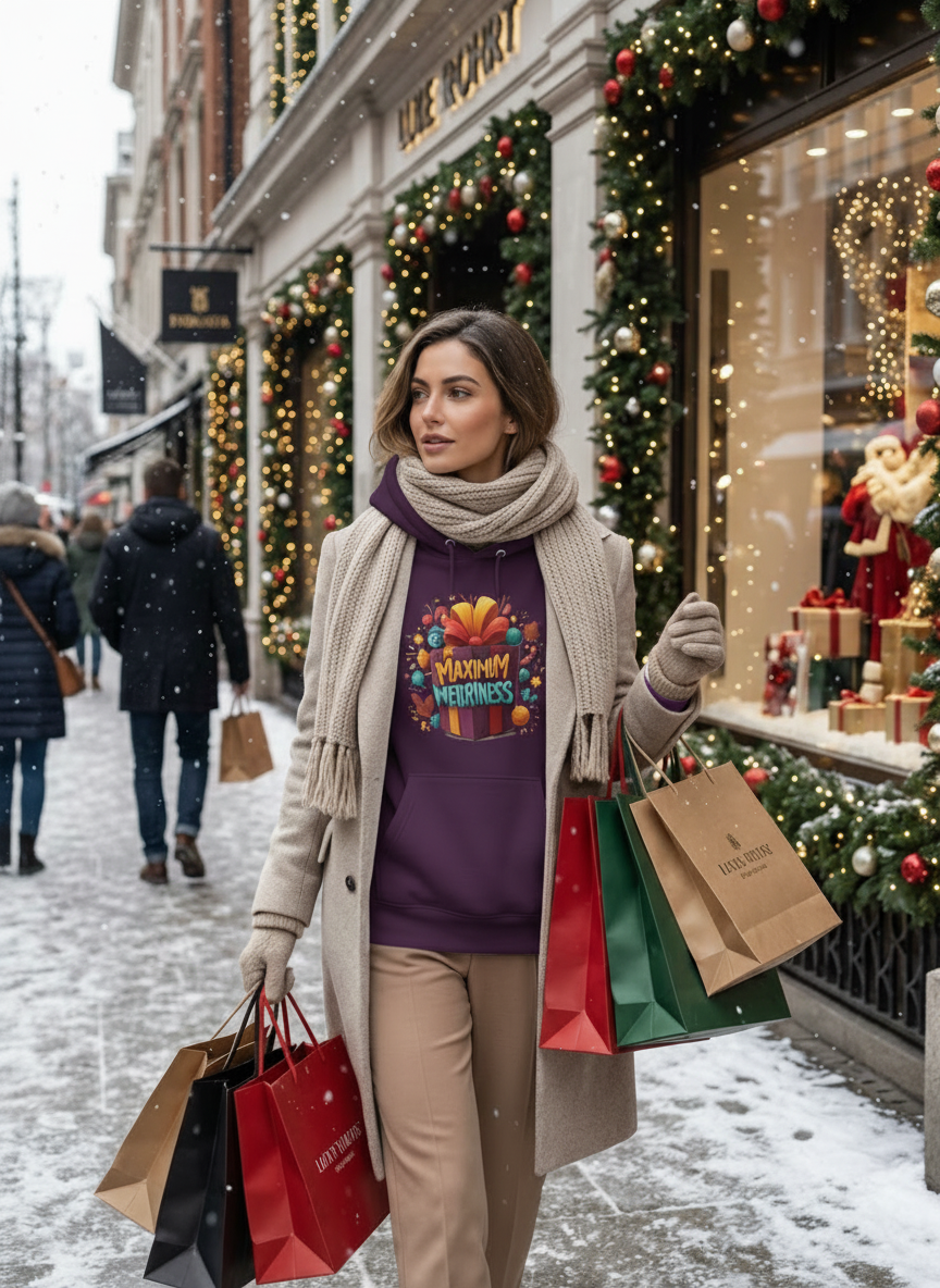 Maximum Merriness Christmas Hoodie - Women's