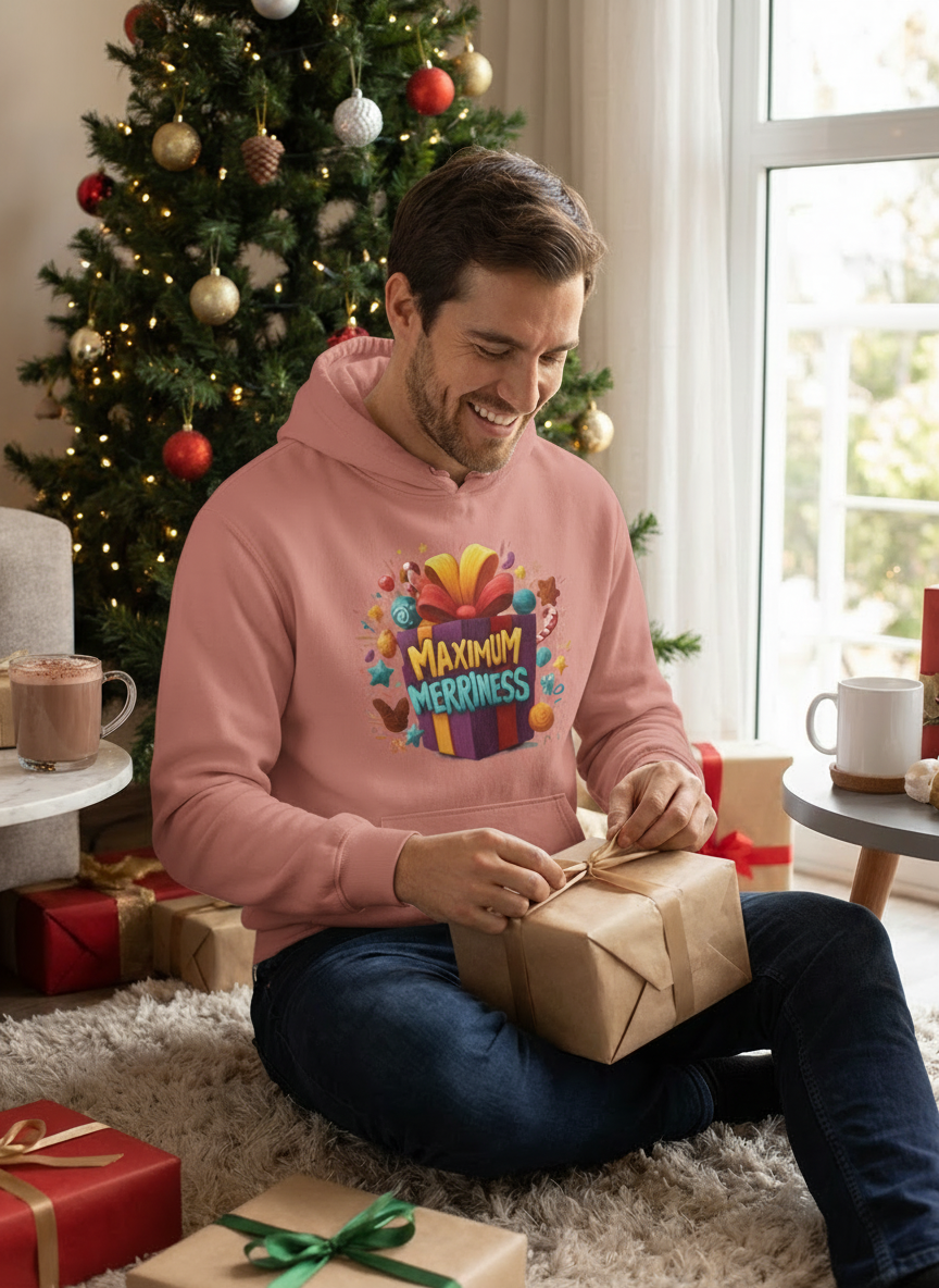 Maximum Merriness Christmas Hoodie - Men's