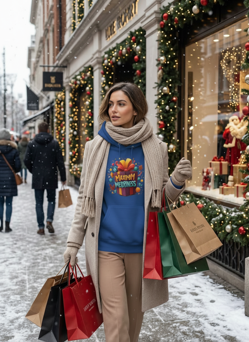 Maximum Merriness Christmas Hoodie - Women's