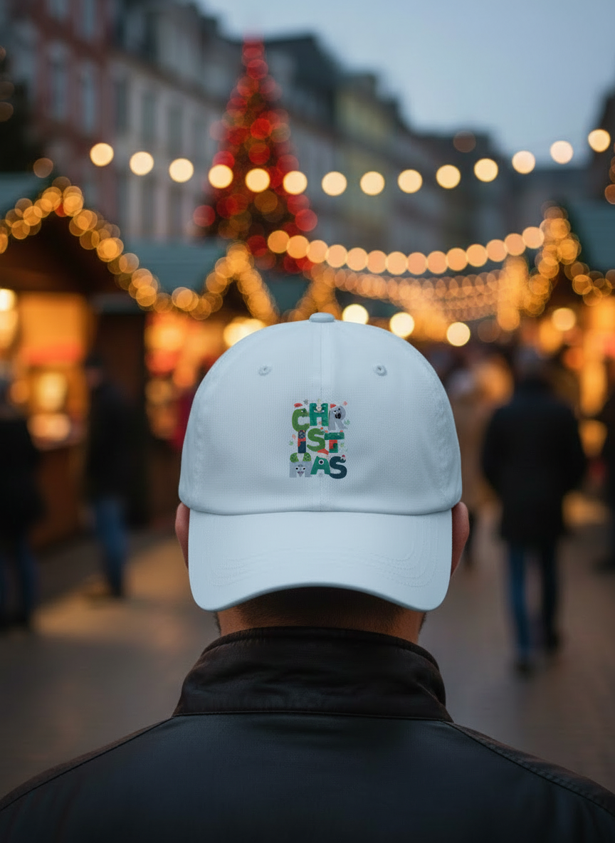 Ugly Sweater Pattern Christmas Cap - Men's