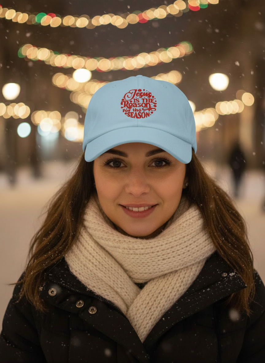 Jesus Is The Reason Christian Holiday Cap - Women's