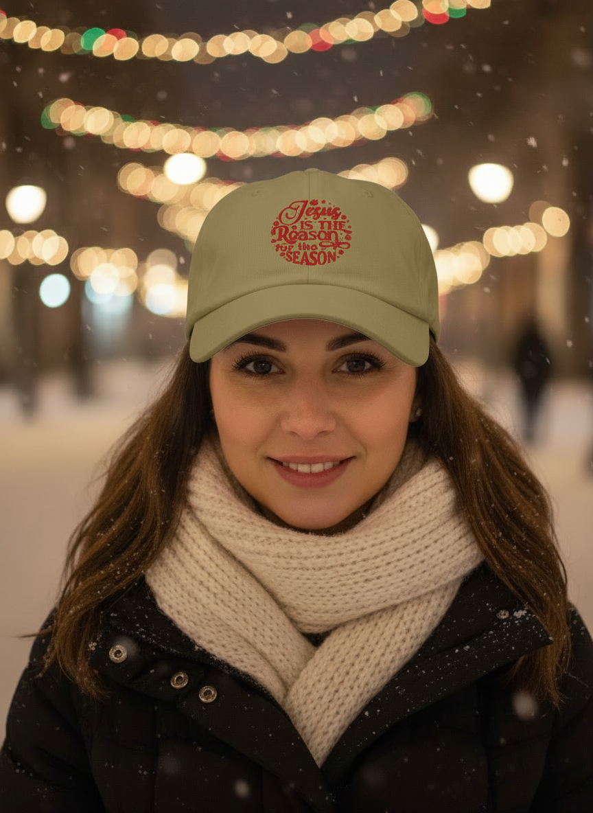 Jesus Is The Reason Christian Holiday Cap - Women's