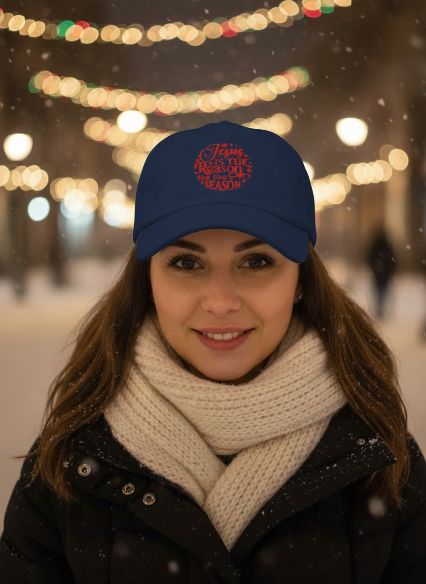 Jesus Is The Reason Christian Holiday Cap - Women's
