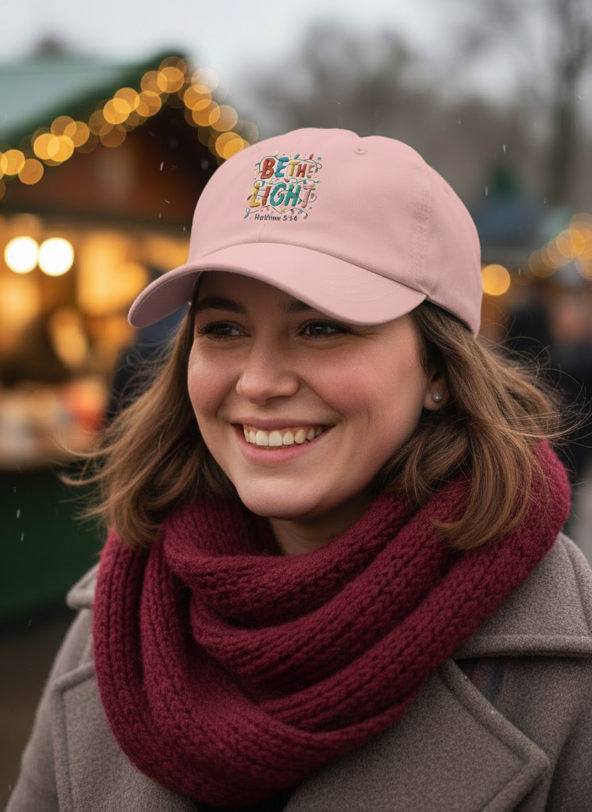 Be The Light Christian Christmas Cap - Women's