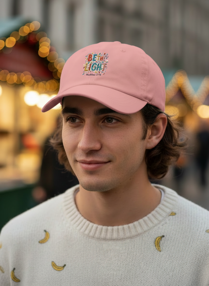 Be The Light Christian Christmas Cap - Men's