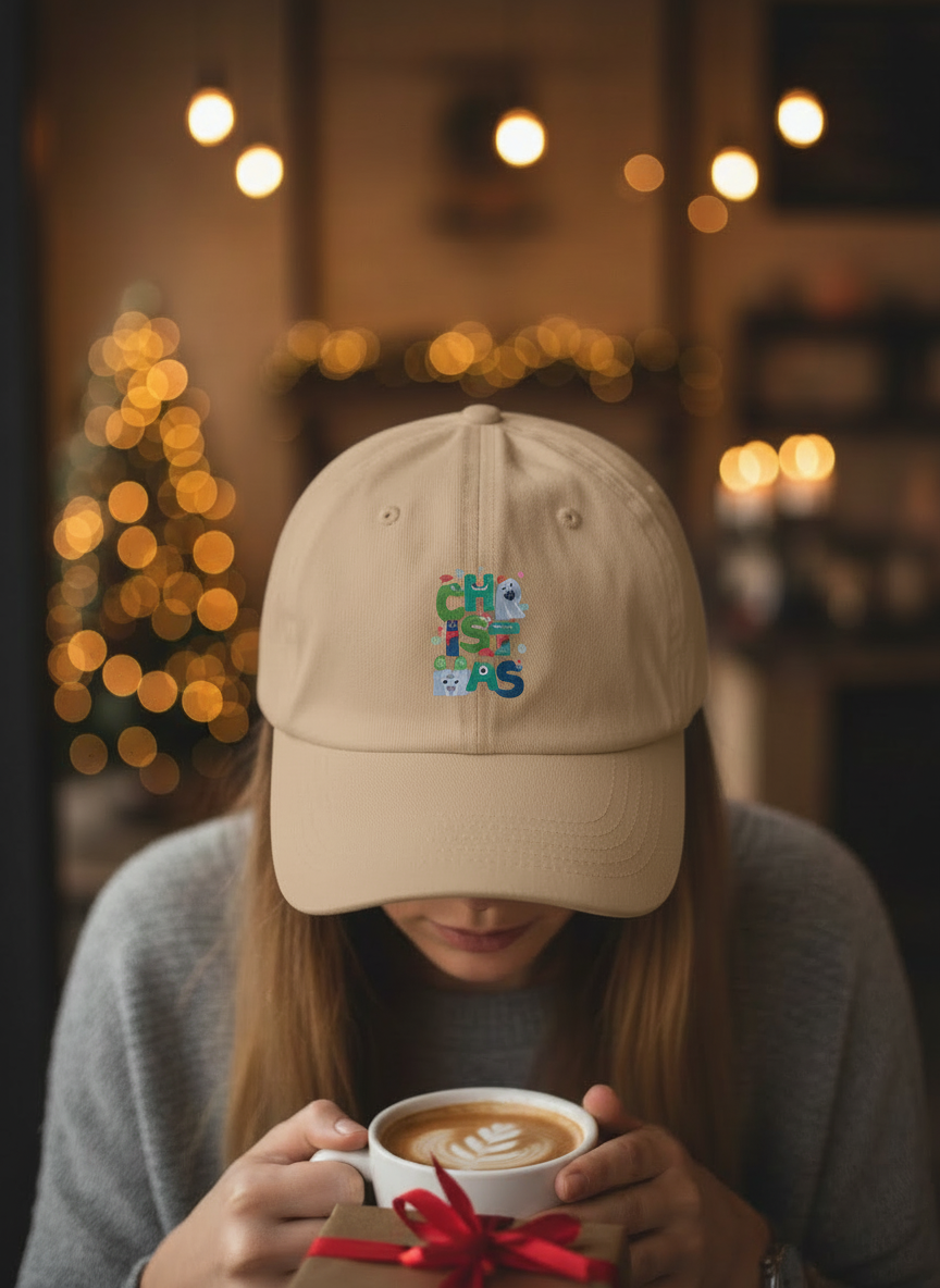 Ugly Sweater Pattern Christmas Cap - Women's