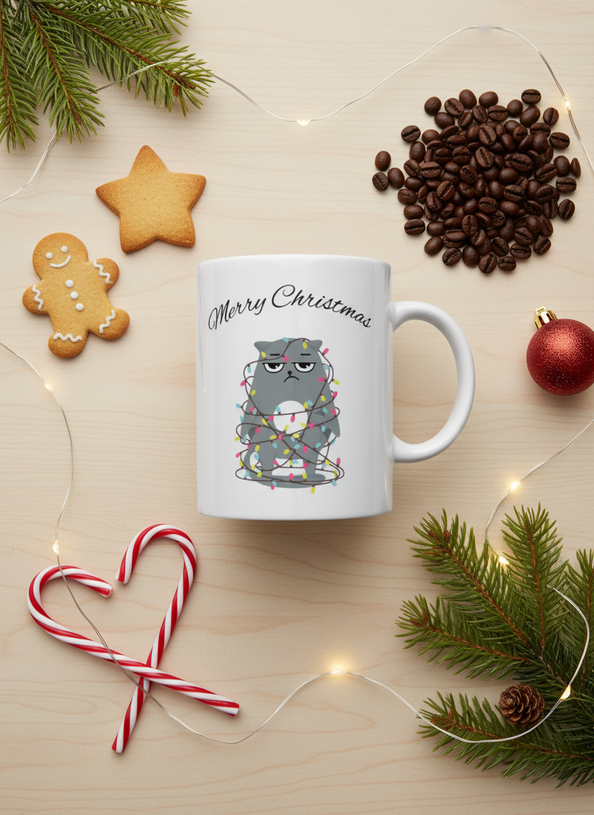 Grumpy Christmas Mug
