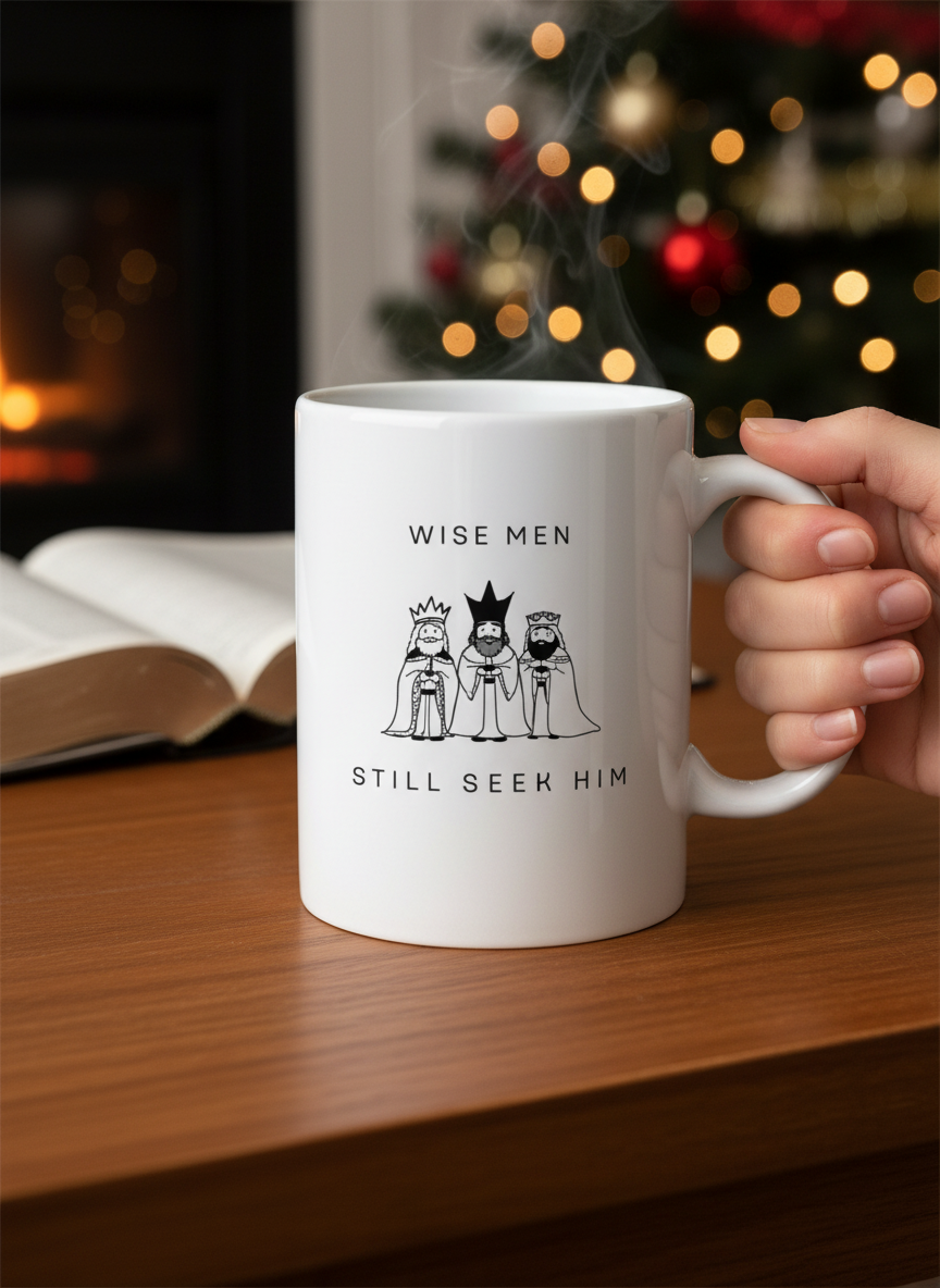 Wise Men Seek Him Christmas Mug