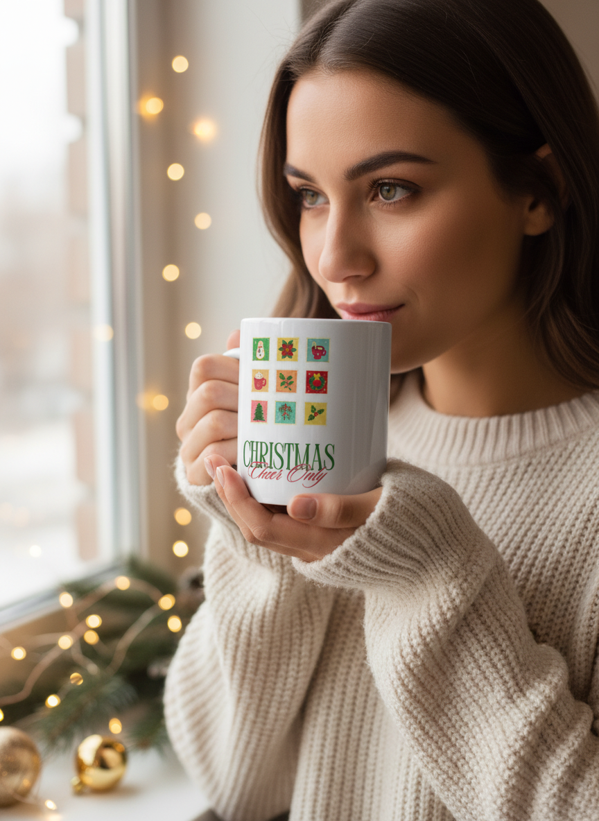 Christmas Cheer Snowman Mug