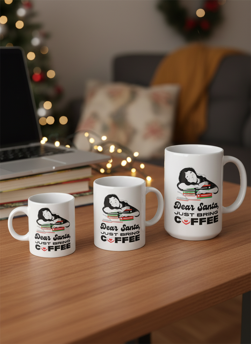 Dear Santa Just Bring Coffee Mug