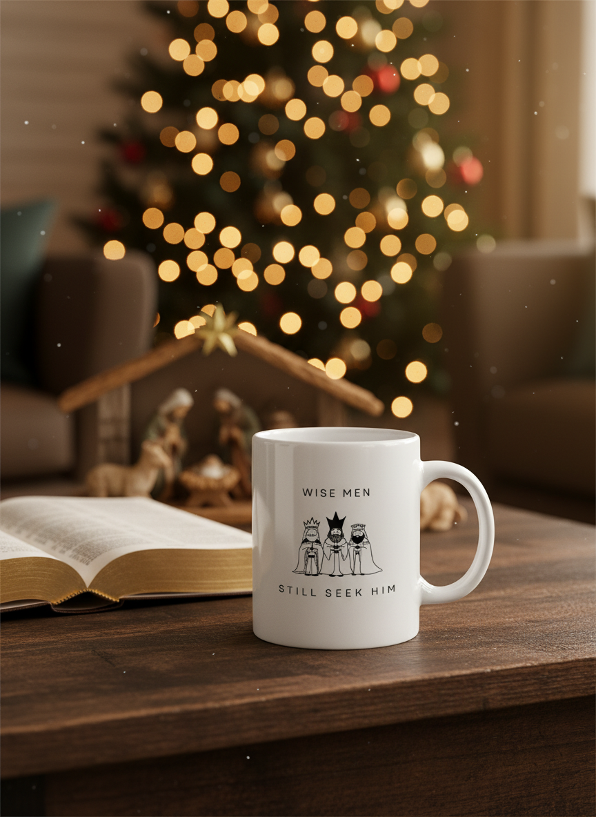 Wise Men Seek Him Christmas Mug