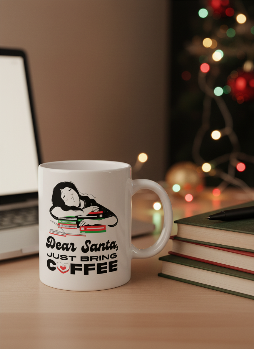 Dear Santa Just Bring Coffee Mug