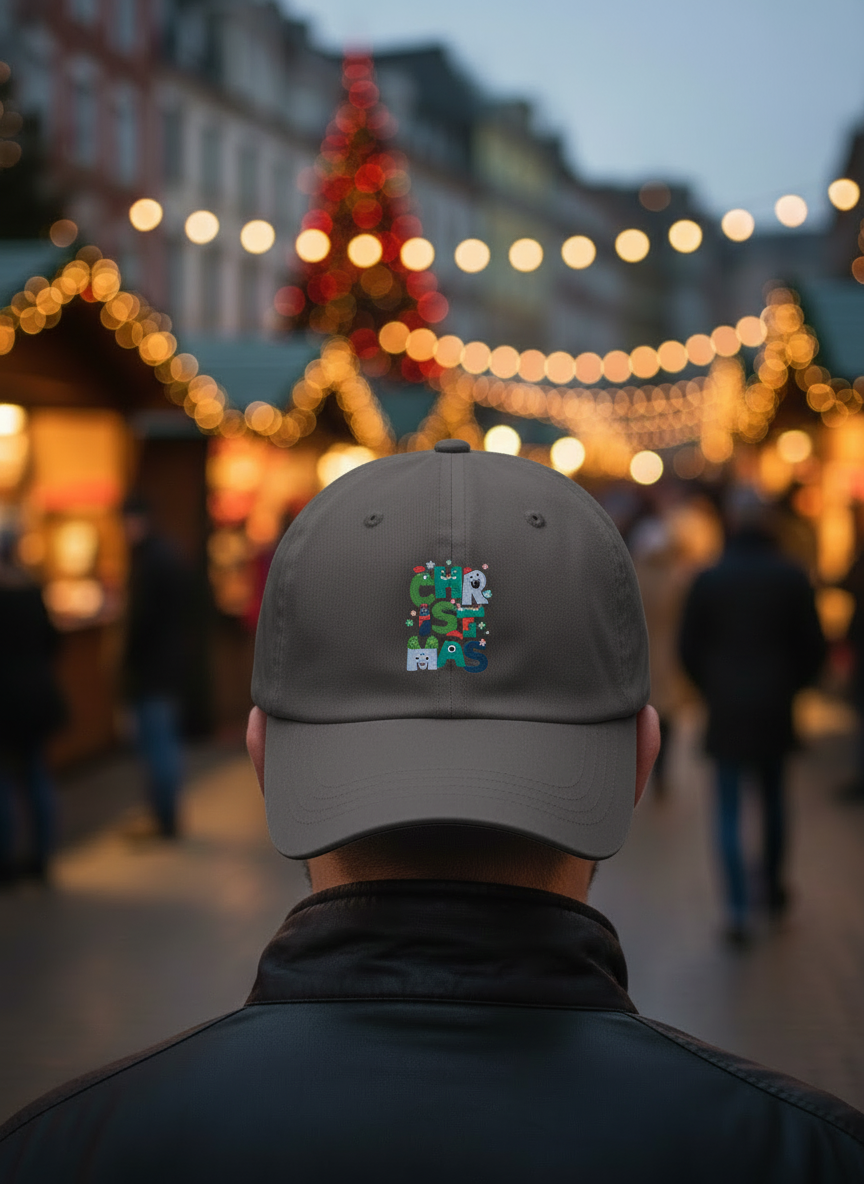 Ugly Sweater Pattern Christmas Cap - Men's