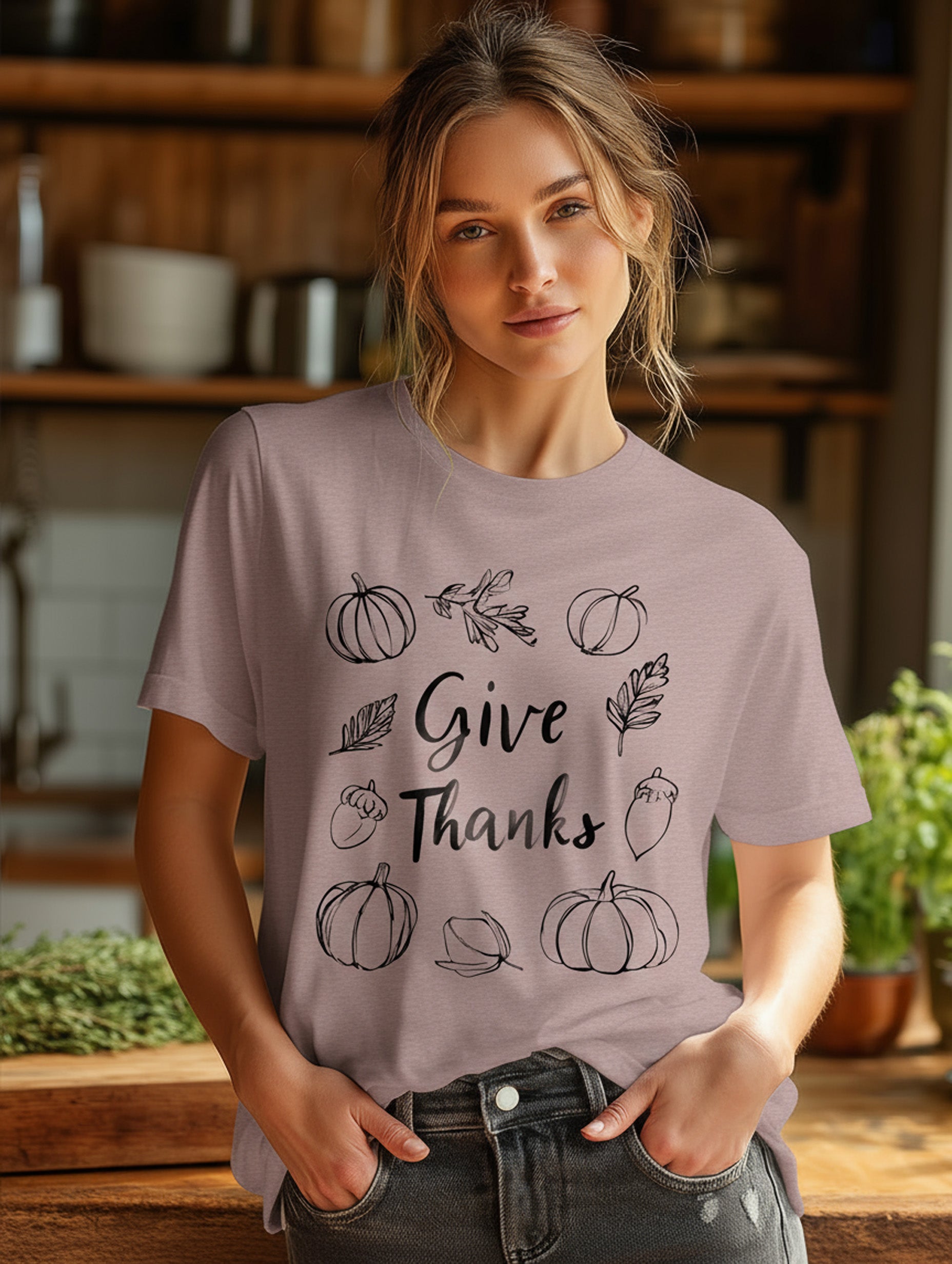 Give Thanks Tee - Women's