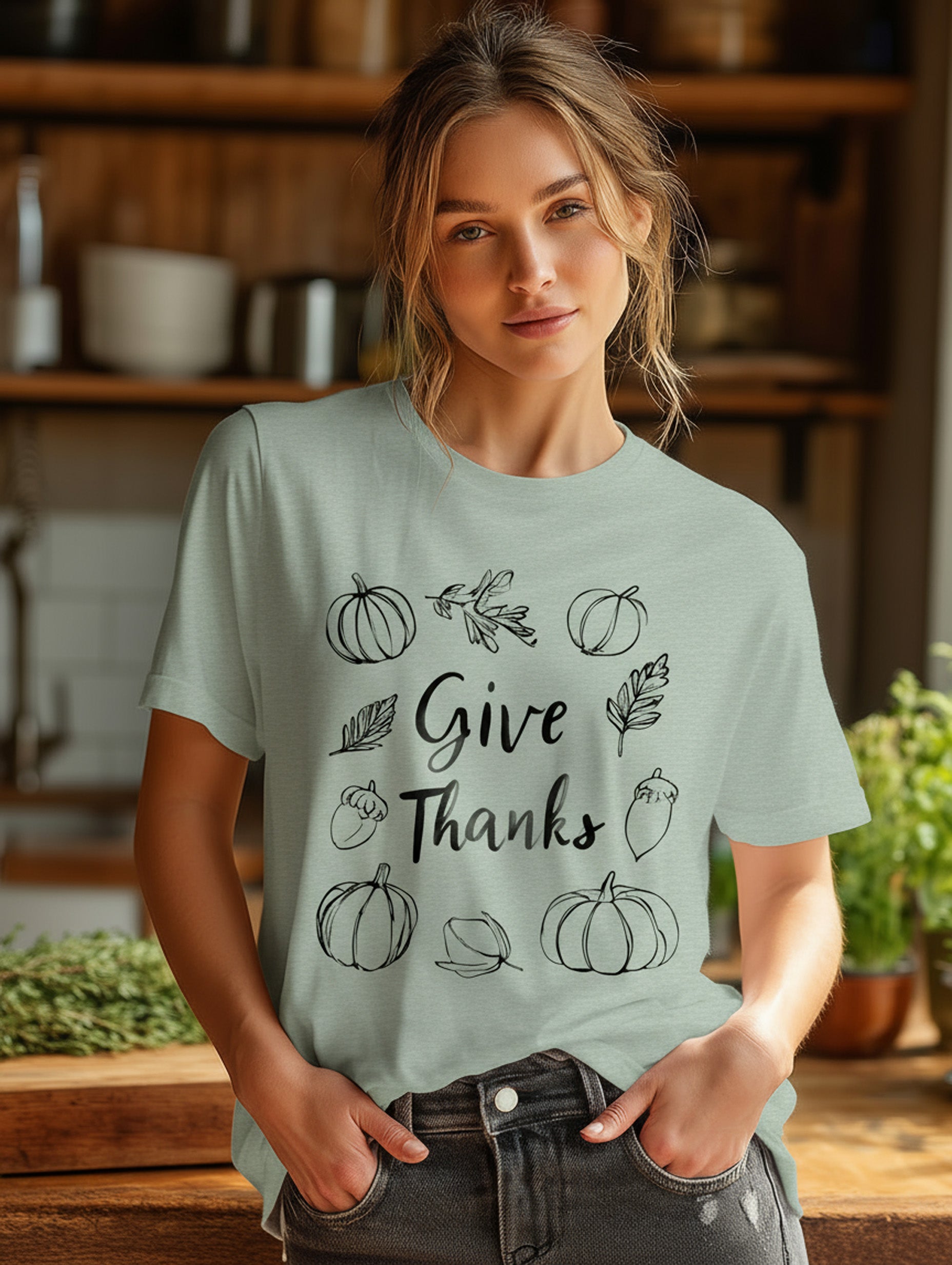 Give Thanks Tee - Women's