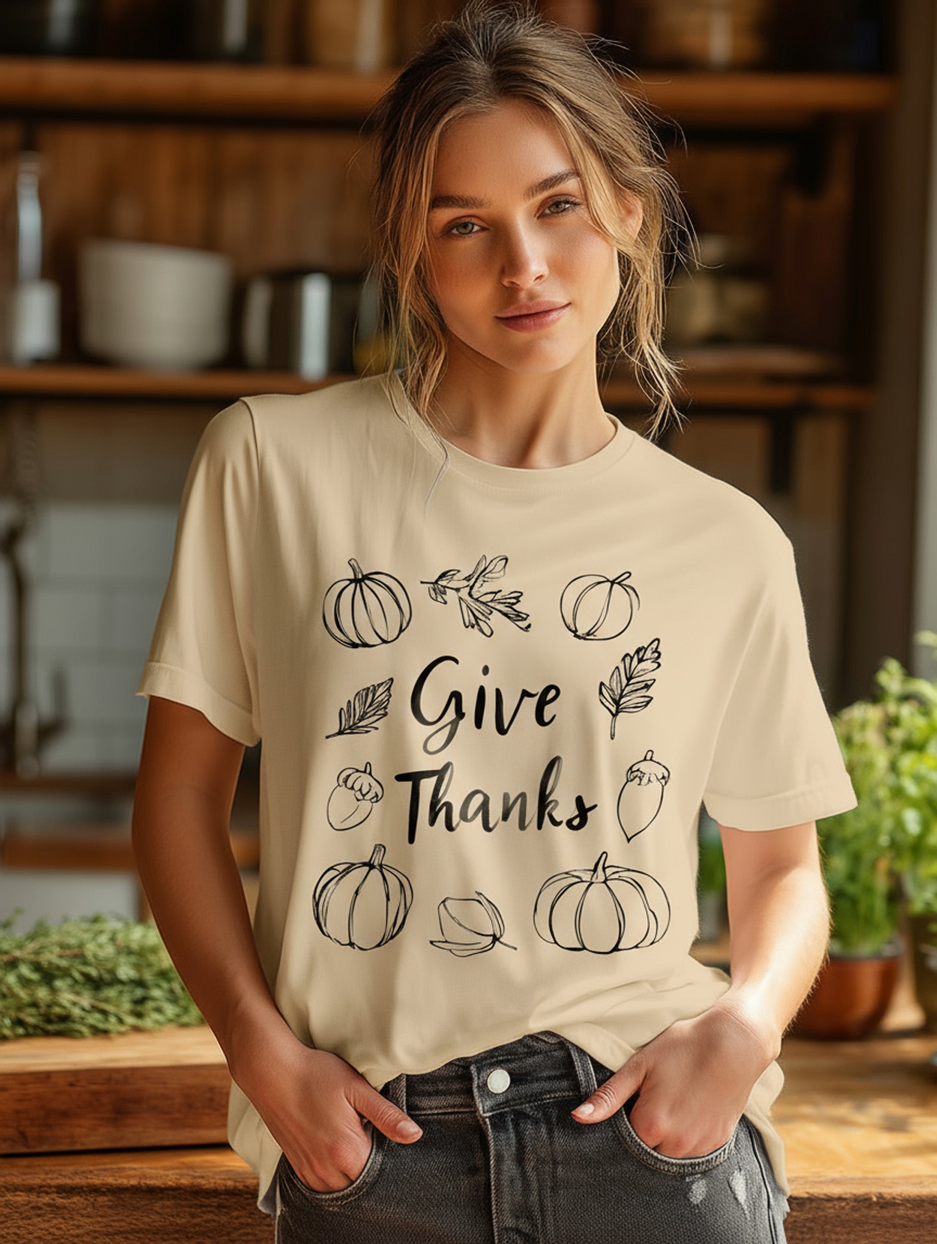 Give Thanks Tee - Women's