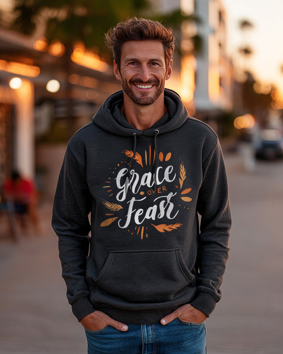 Grace Over Feast Hoodie - Men's