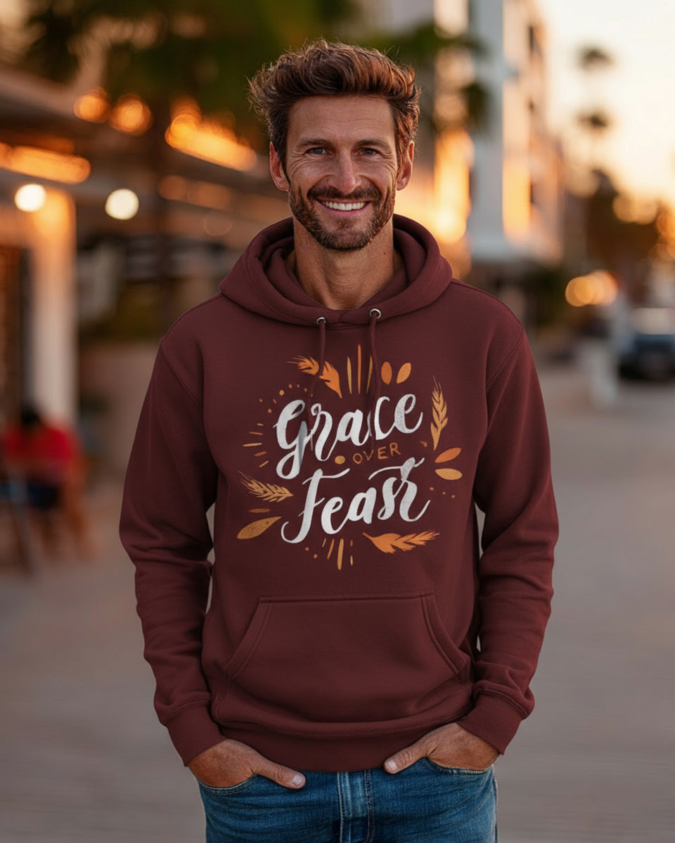 Grace Over Feast Hoodie - Men's