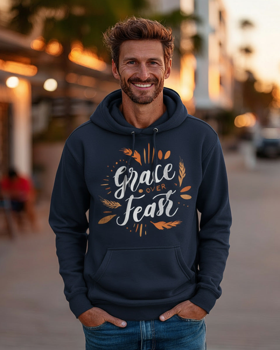 Grace Over Feast Hoodie - Men's