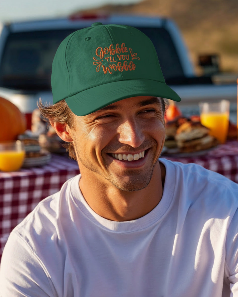 Gobble Til You Wobble Cap - Men's