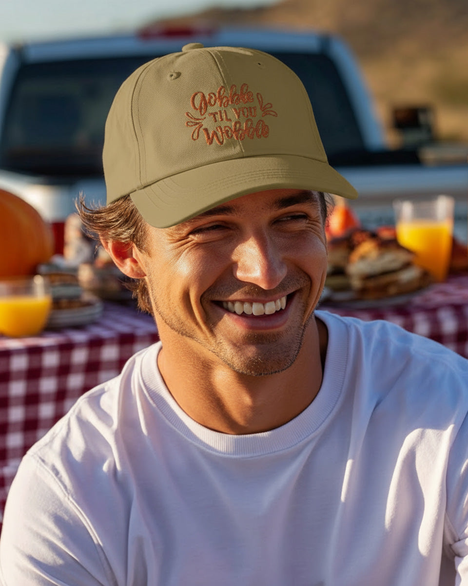 Gobble Til You Wobble Cap - Men's