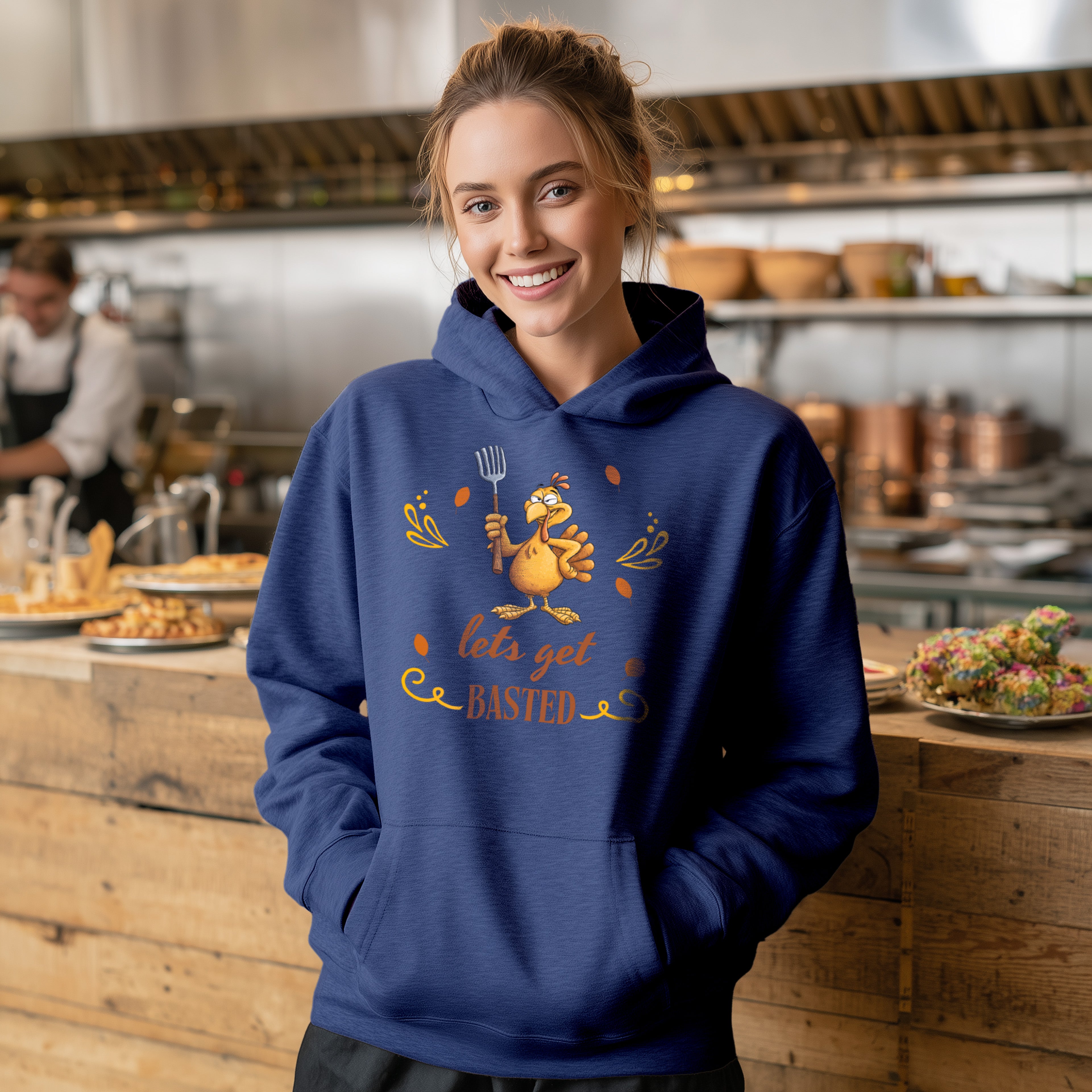 Let’s Get Basted Hoodie - Men's