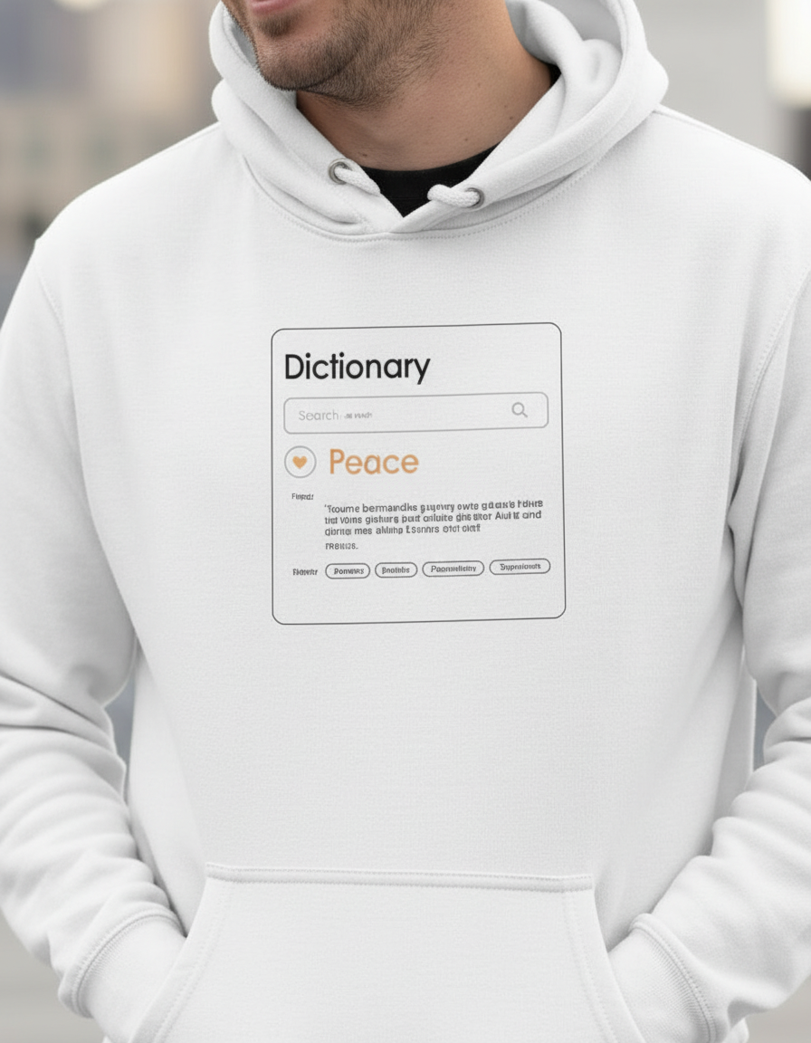 Peace Dictionary Hoodie - Men's