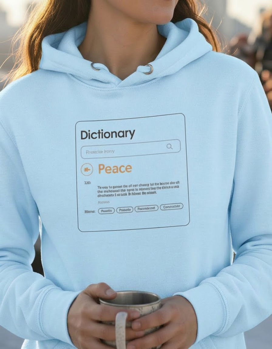Peace Dictionary Hoodie - Women's