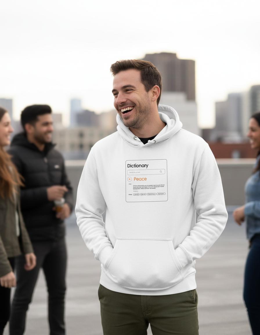 Peace Dictionary Hoodie - Men's