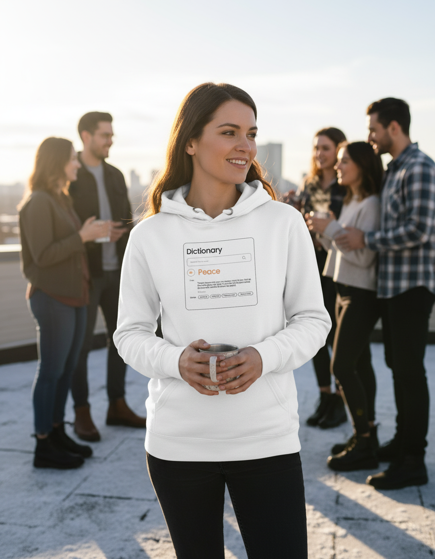 Peace Dictionary Hoodie - Women's