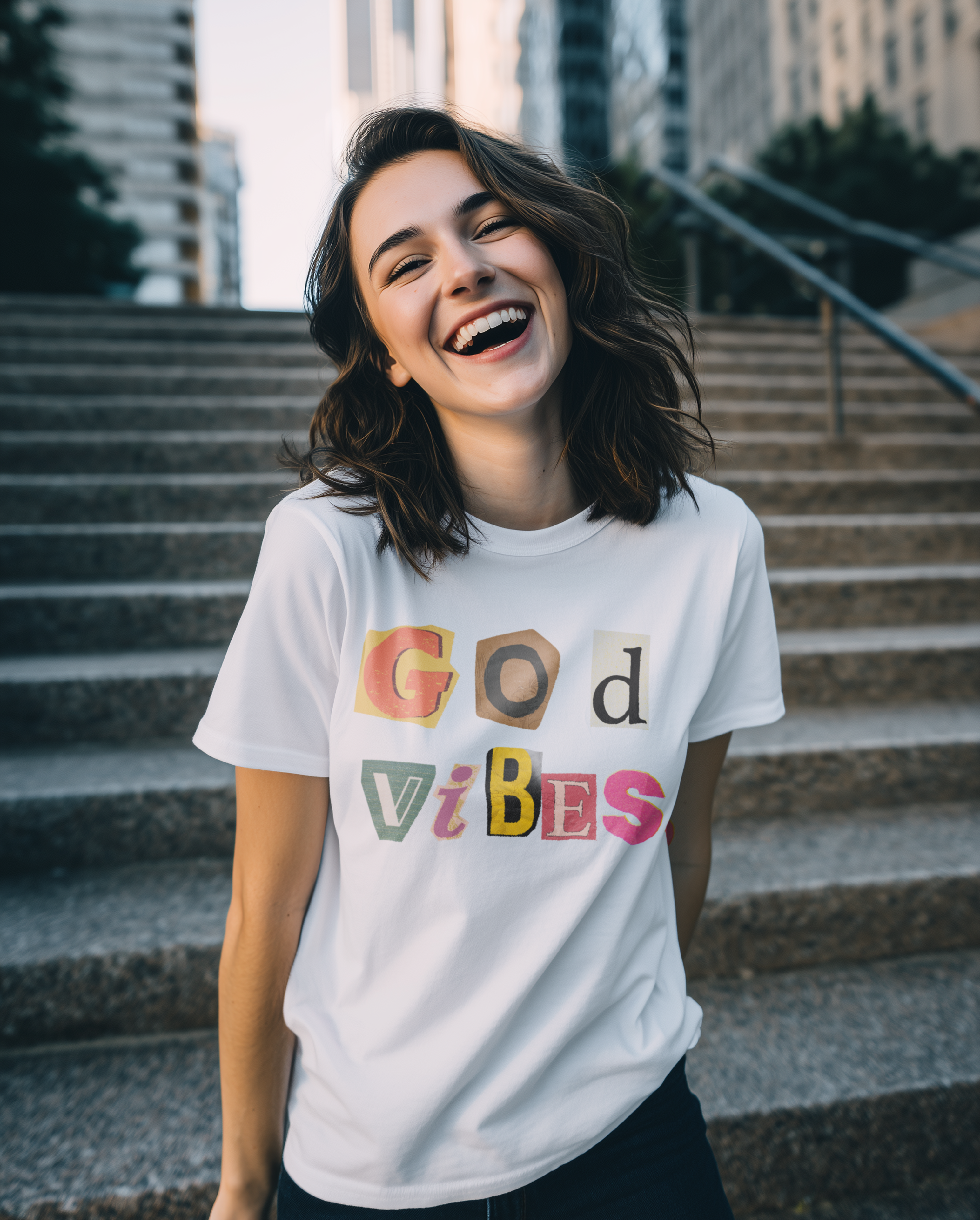 God Vibes Relaxed Tee - Women's
