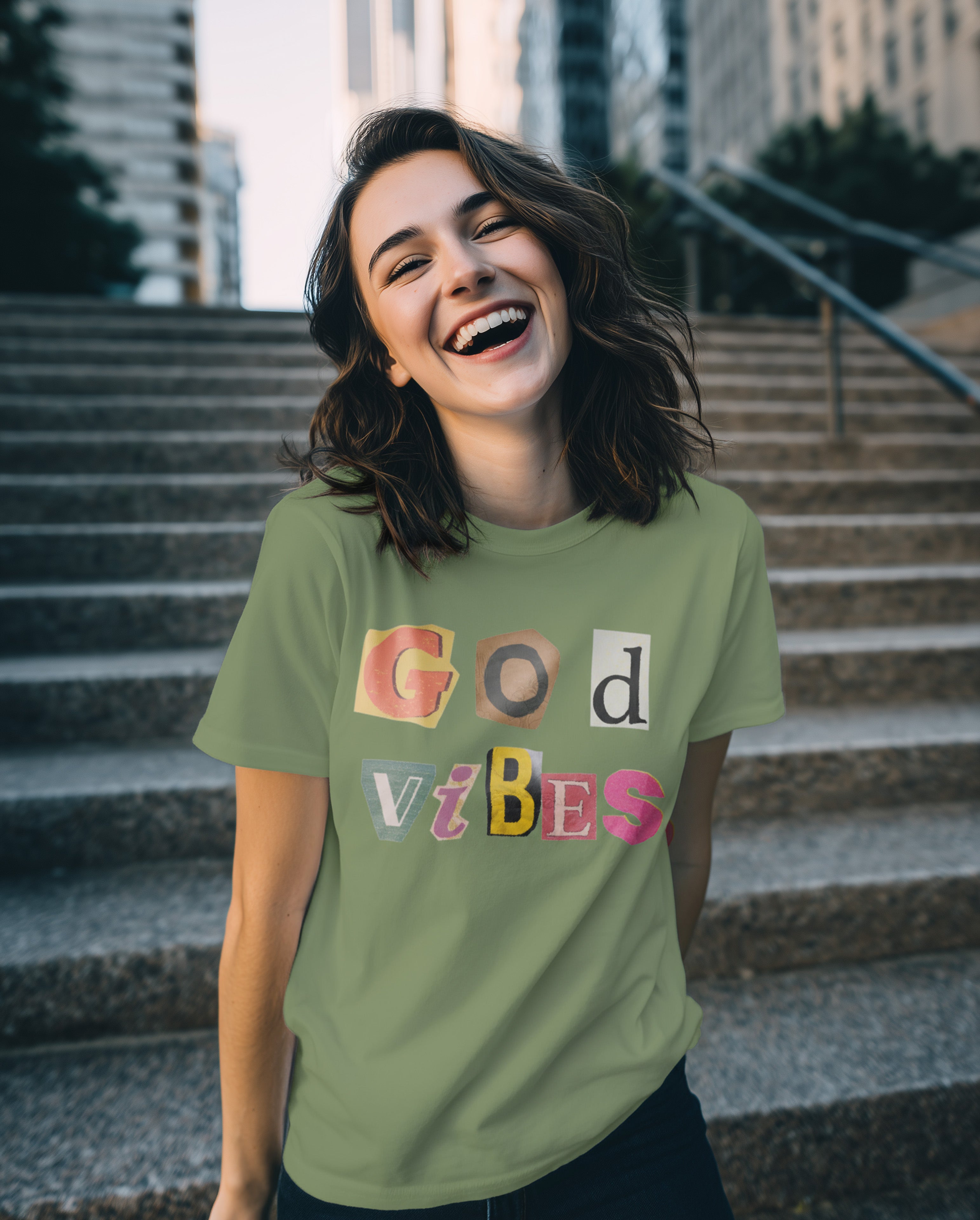 God Vibes Relaxed Tee - Women's