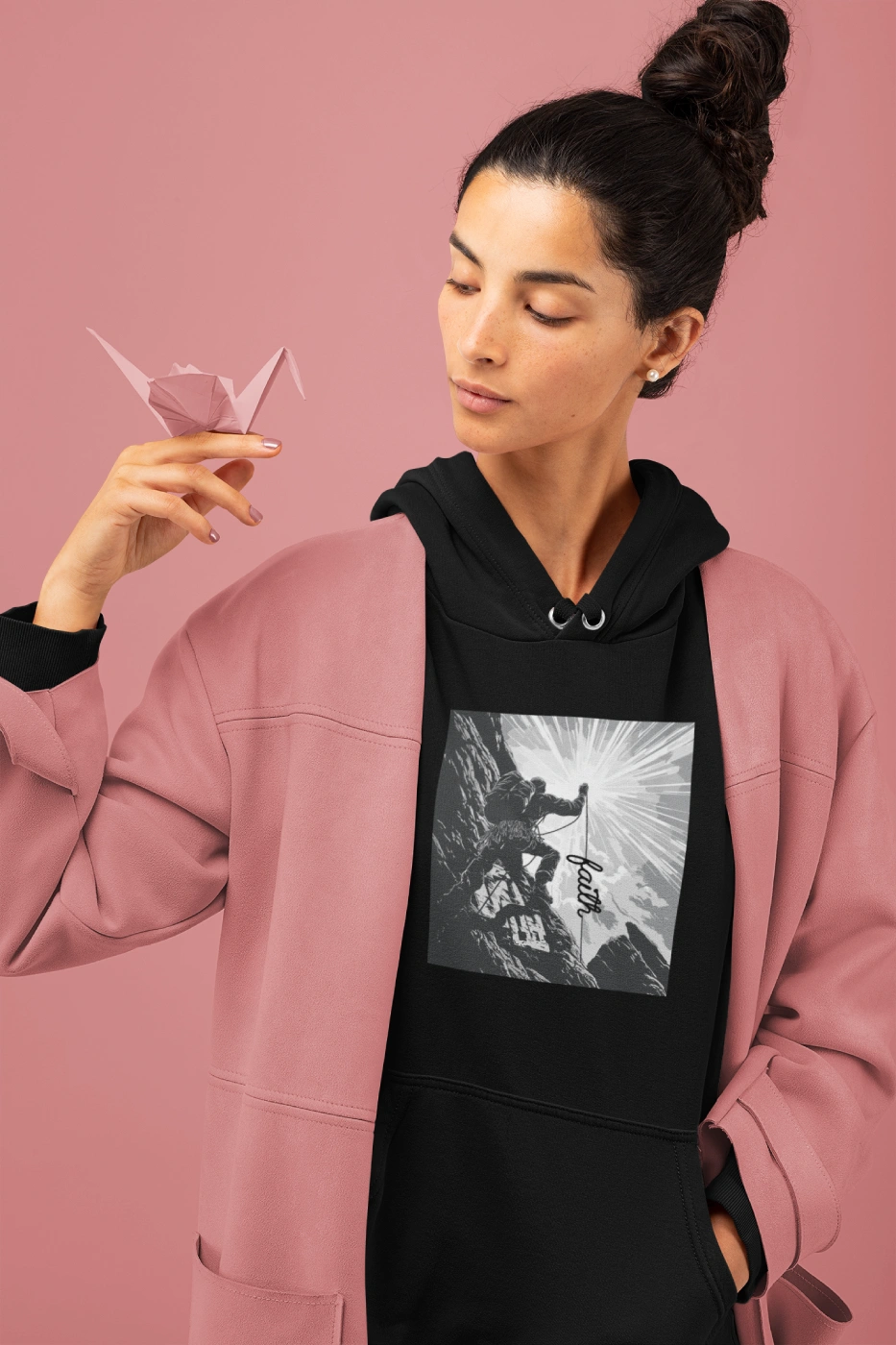 The Climb of Faith Hoodie