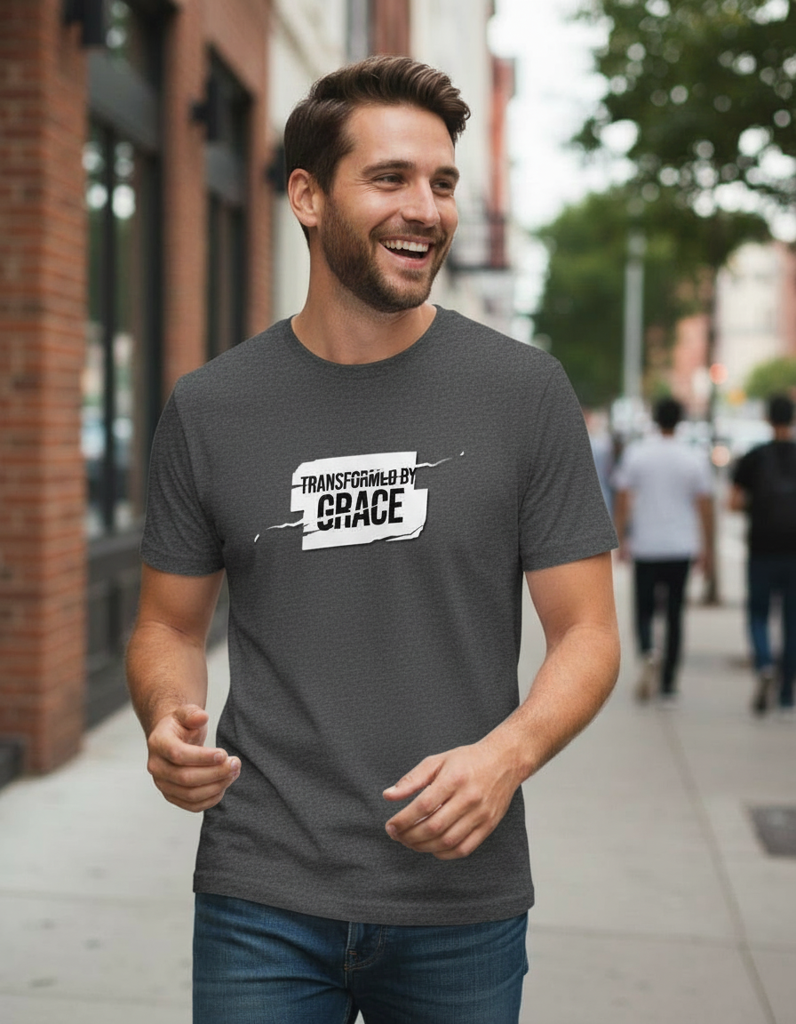 Transformed by Grace Tee – Bold Edition - Men's
