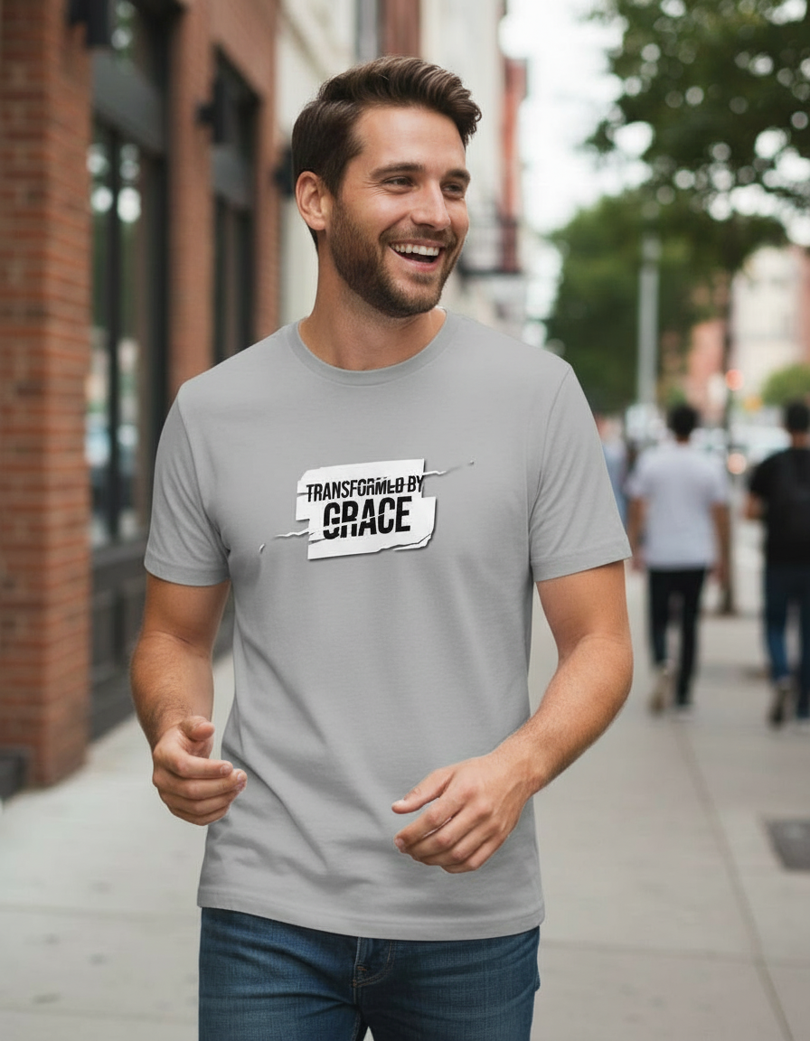 Transformed by Grace Tee – Bold Edition - Men's