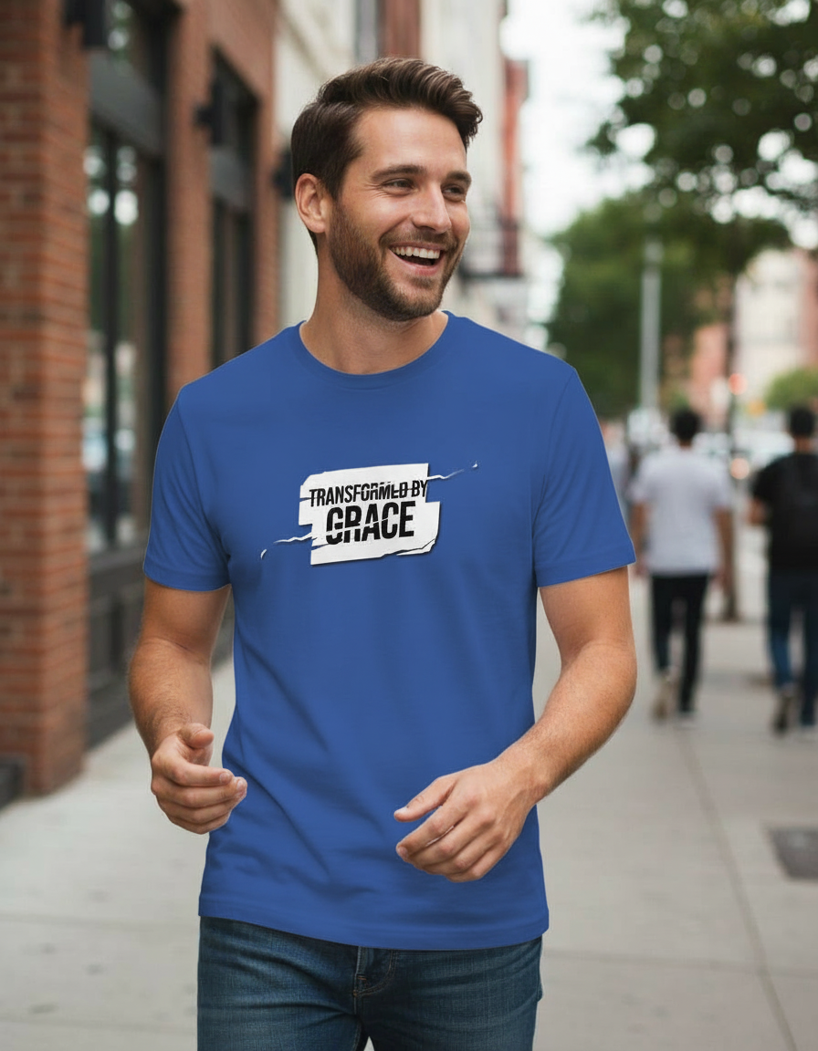 Transformed by Grace Tee – Bold Edition - Men's