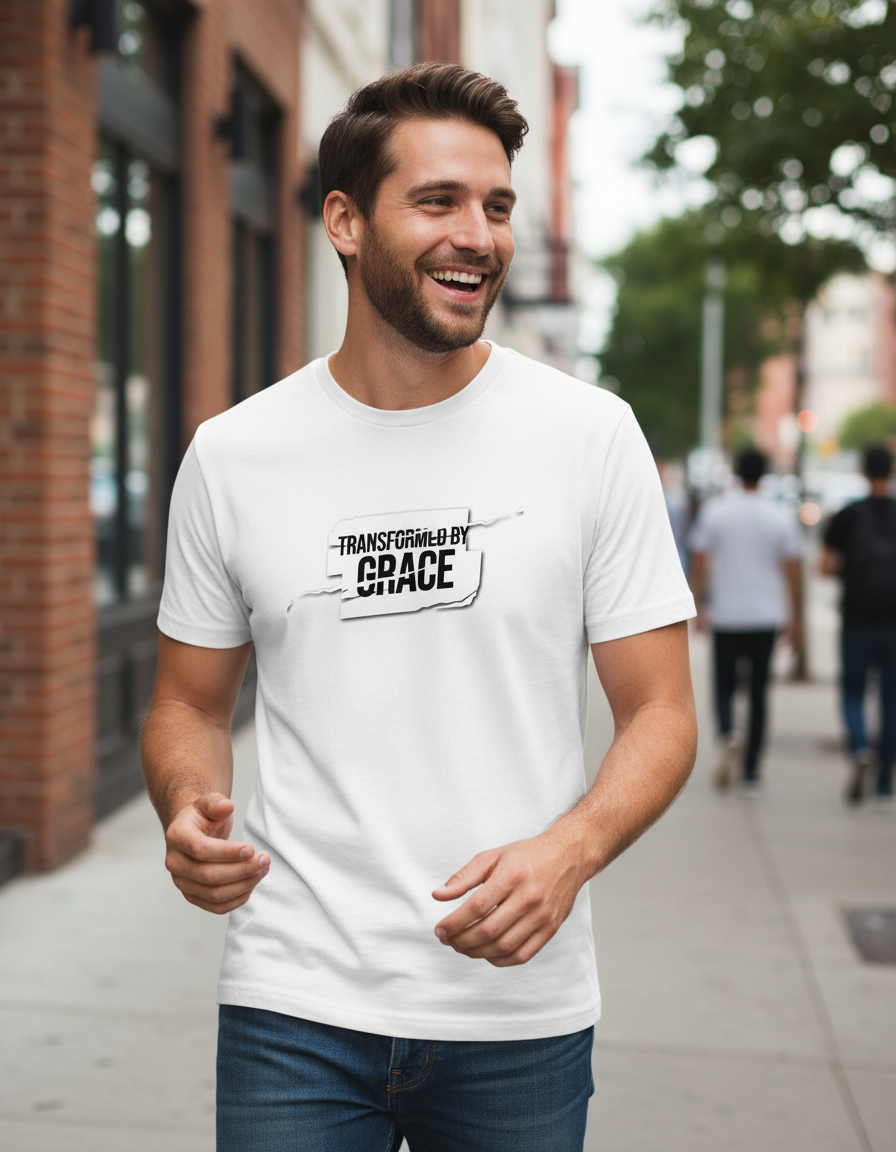 Transformed by Grace Tee – Bold Edition - Men's