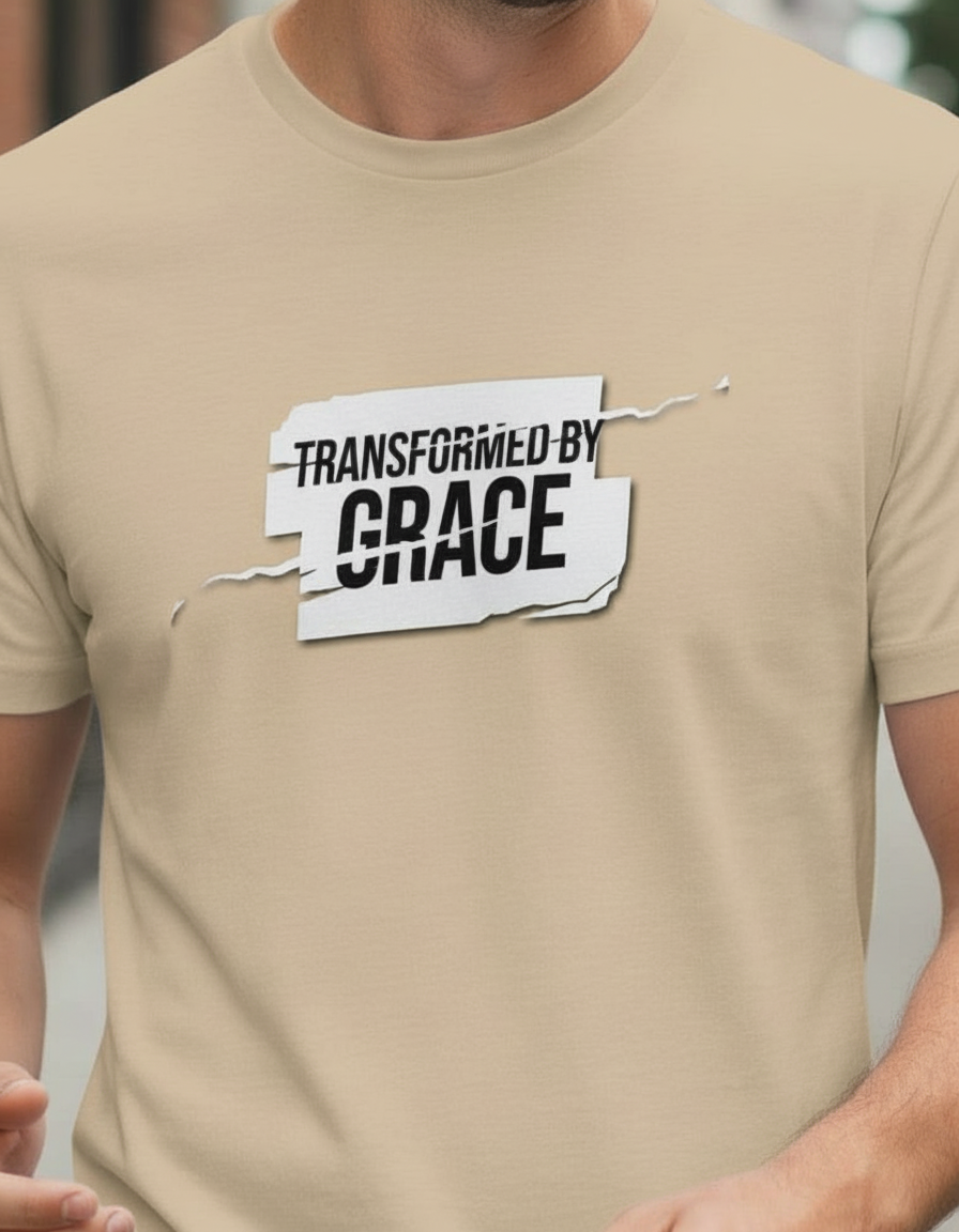 Transformed by Grace Tee – Bold Edition - Men's